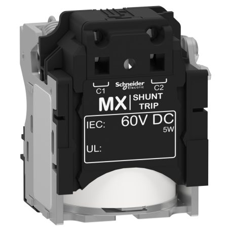 MX 60 V DC munkaáramú kioldó NSX100–630 LV429383