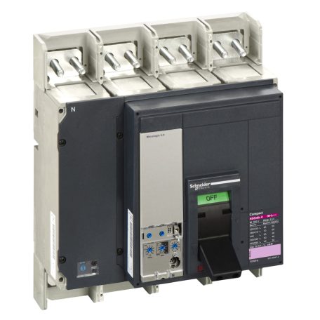 NS 630b H 4P fix kézi vezérlésű készülék mellső csatlakozás Micrologic 5.0 33550