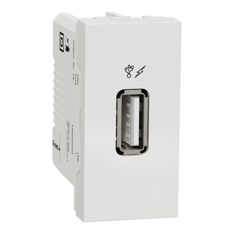 NU USB töltő,A típus,1M,1A,fehér NU342818