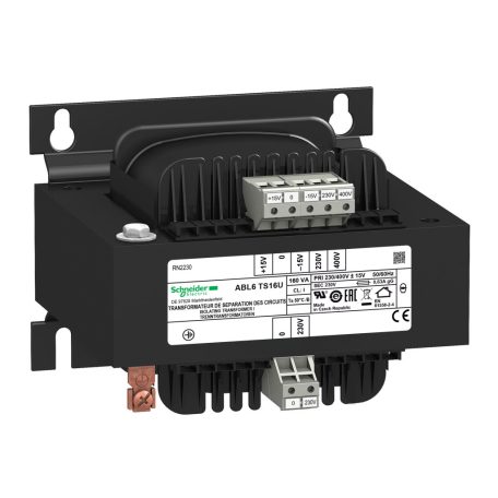 Phaseo ABL6 transzformátor, 1f-2f, 230-400/230VAC, 160VA ABL6TS16U