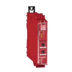   Preventa biztonsági relé modul, Cat.4, biztonsági be/ki: 2/3CO, PNP, 24VAC/DC, rugós XPSUAF13AC