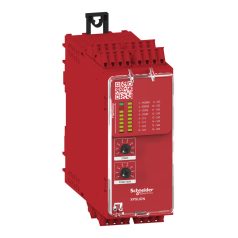   Preventa biztonsági relé modul, XPSUAF funkciók, Cat.4, biztonsági be/ki: 6/3NO+1NC, PNP, 48-230VAC/DC, rugós XPSUDN33AC