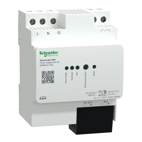 SpaceLogic KNX busztápegység, 640mA MTN6513-1202