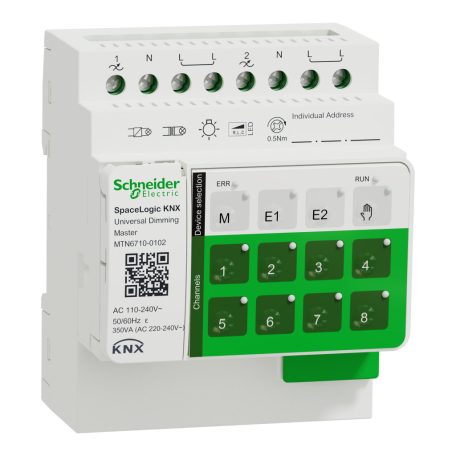 SpaceLogic KNX Universal Dimmer Master 2 channel MTN6710-0102
