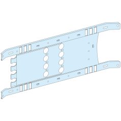   Szerelőlap NS-INS250, vízszintes, rögzített, billenőkaros kapcsoló, 4P LVS03412