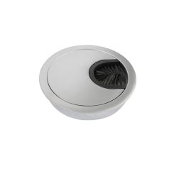   UNICA SYSTEM+ Bútorba süllyeszthető fém kábelkivezető, 60 mm, alu INS61213