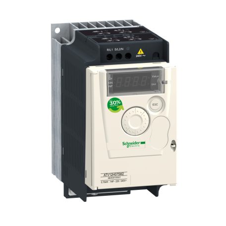 variable speed driveATV12 -0.55kW -0.75hp -200..240V -1ph -w heat sink-lot of 14 ATV12H055M2TQ