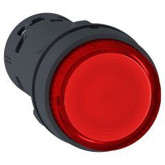   világító nyomógomb - LED - visszaálló -1NC - piros - 230v XB7NW34M2