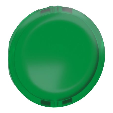 zöld egyszerű búra kerek világító nyomógombhoz Ø22 LED-del ZBW9133