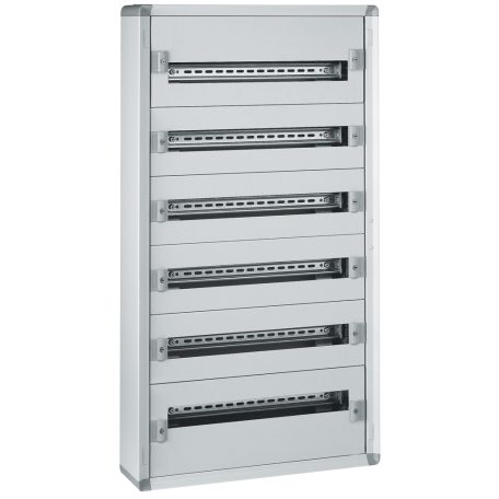 XL3 160 6 sor 144 mod fém fali előszerelt elosztószekrény