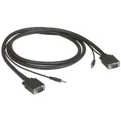 LEGRAND HD15(VGA) + Jack kábel szerelt 2 méter