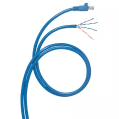   LEGRAND konszolidációs patch kábel RJ45-AWG Cat6 árnyékolatlan (U/UTP) AWG24 LSZH (LSOH) kék d: 6,2 mm 8 méter LCS3