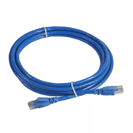 LEGRAND patch kábel RJ45-RJ45 Cat6 árnyékolatlan (U/UTP) PVC 3 méter kék d: 6mm AWG24 LCS3