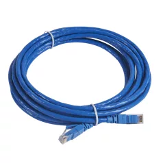   LEGRAND patch kábel RJ45-RJ45 Cat6 árnyékolatlan (U/UTP) PVC 5 méter kék d: 6mm AWG24 LCS3