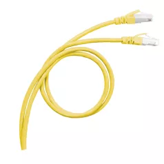   LEGRAND patch kábel RJ45-RJ45 Cat6A árnyékolt (S/FTP) PVC 3 méter sárga d: 6,2mm AWG27 LCS3