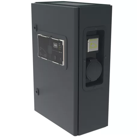 Green'up Premium Mode 2/3 22 kW háromfázisú fém töltőállomás egy járműhöz 6mA DC védelemmel