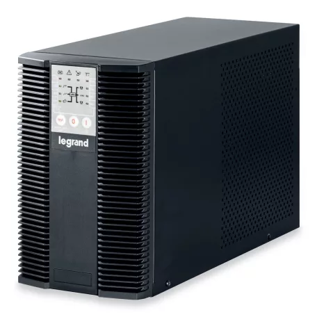 LEGRAND KEOR LP 1 kVA 5 perc BEM: C14 KIM: 3xC13+1xFR RS232 SNMP szlot online kettős konverziós szünetmentes torony (UPS)