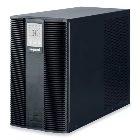 LEGRAND KEOR LP 3 kVA 5 perc BEM: C20 KIM: 6xC13+2xFR RS232 SNMP szlot online kettős konverziós szünetmentes torony (UPS)