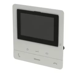   Bticino 2 vezetékes (SCS buszos) kaputelefon kiegészítő: Classe100 V16B - video beltéri egység Basic
