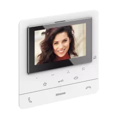   Bticino 2 vezetékes (SCS buszos) kaputelefon kiegészítő: Classe100 V16E - video beltéri egység Enhanced