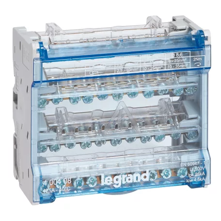 Lexic moduláris elosztóblokk 4P 125A 6M