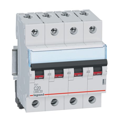 TX3 kismegszakító 4P C20 6000A/6kA BIC