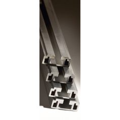 VX3 800 méretre vágott aluminium C profilsín, 800A