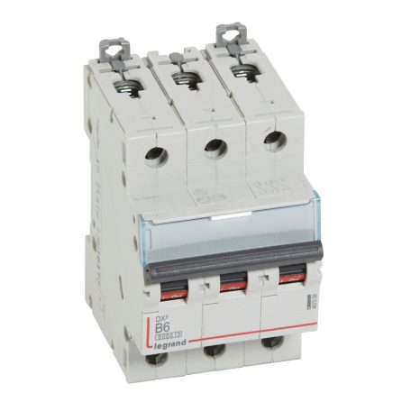 DX3 kismegszakító 3P B6 6000A/10kA