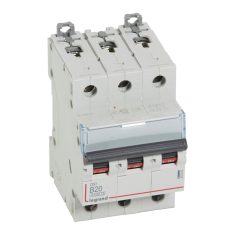 DX3 kismegszakító 3P B20 6000A/10kA