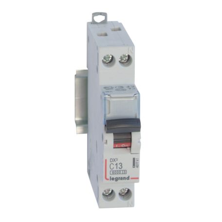 DX3 kismegszakító 1P+N C13 6000A/10kA