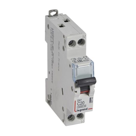DX3 kismegszakító 1P+N C20 6000A/10kA