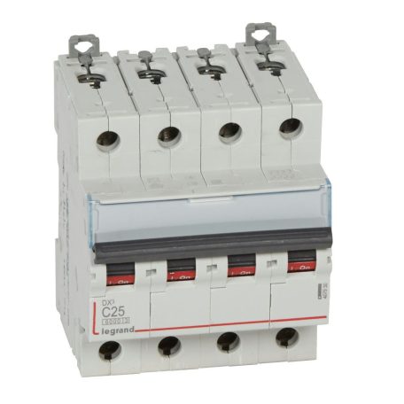 DX3 kismegszakító 4P C25 6000A/10kA