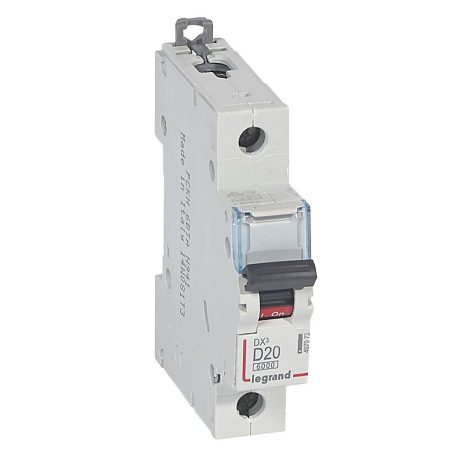 DX3 kismegszakító 1P D20 6000A/10kA