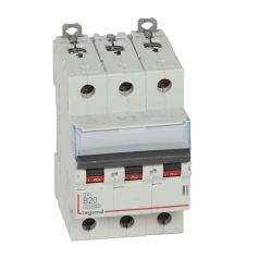 DX3 kismegszakító 3P B20 10000A / 16 kA
