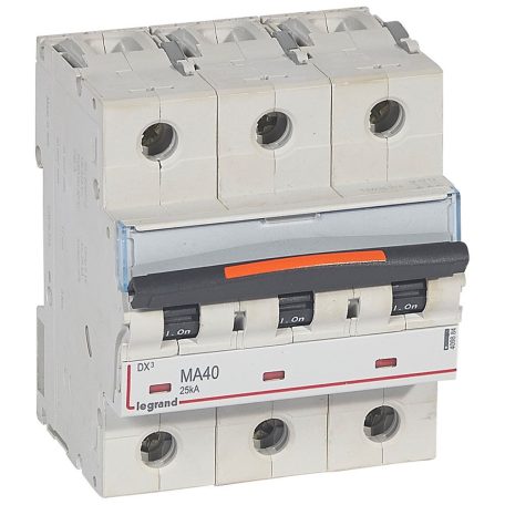 DX3 kismegszakító 25kA 3P 400V~ MA40