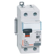   DX3 1P+N kombinált áram-védőkapcsoló C10 10000A / 10kA 30MA AC típus
