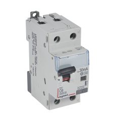   DX3 1P+N kombinált áram-védőkapcsoló C6 6000A / 10kA 30mA A típus