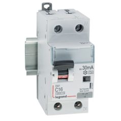   DX3 1P+N kombinált áram-védőkapcsoló C16 6000A / 10kA 30mA A típus
