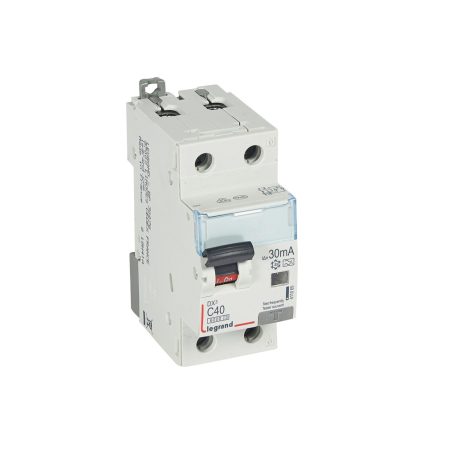 DX3 1P+N kombinált áram-védőkapcsoló C40 6000A / 10kA 30mA A típus