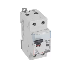   DX3 1P+N kombinált áram-védőkapcsoló C16 6000A / 10kA 300mA A típus