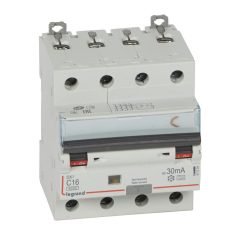   DX3 4P kombinált áram-védőkapcsoló  C16 6000A / 10kA 30mA A típus