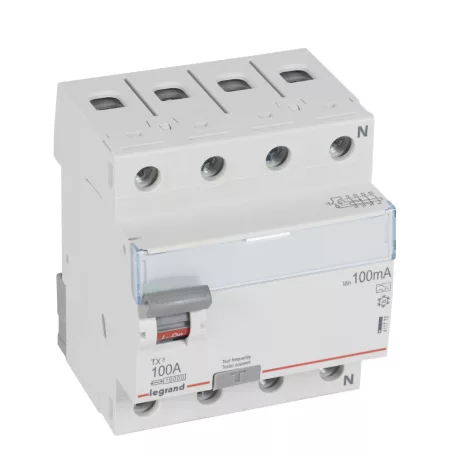 TX3 áram-védőkapcsoló 4P D 100A 100MA A