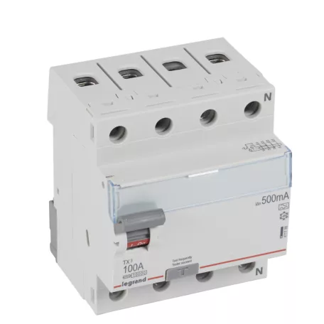 TX3 áram-védőkapcsoló 4P D 100A 500MA A