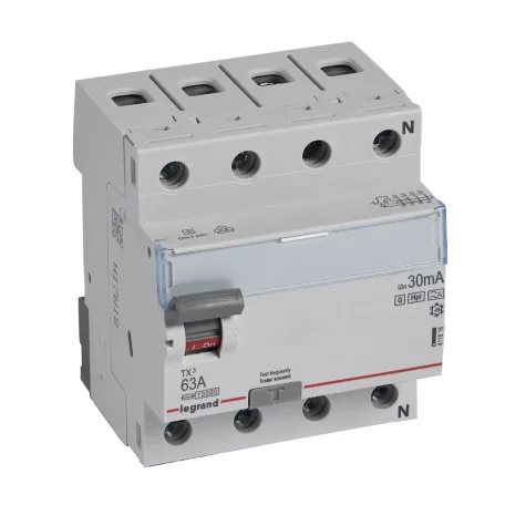 TX3 áram-védőkapcsoló 4P D 63A 30MA A-HPI