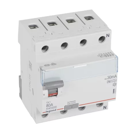 TX3 áram-védőkapcsoló 4P D 80A 30MA A-HPI