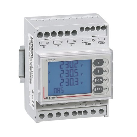 EMDX3 Multifunkciós mérőműszer 4 modulos
