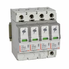 Túlfeszültség-levezető T2 40KA 4P 440V +SD