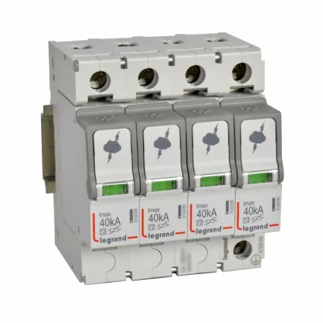 Túlfeszültség-levezető T2 40KA 4P 440V +SD