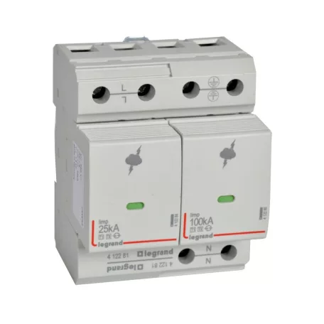 Túlfeszültség-levezető T1 25KA 1P+N +SD