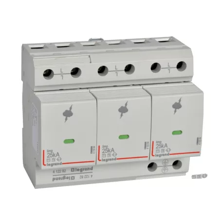Túlfeszültség-levezető T1 25KA 3P +SD